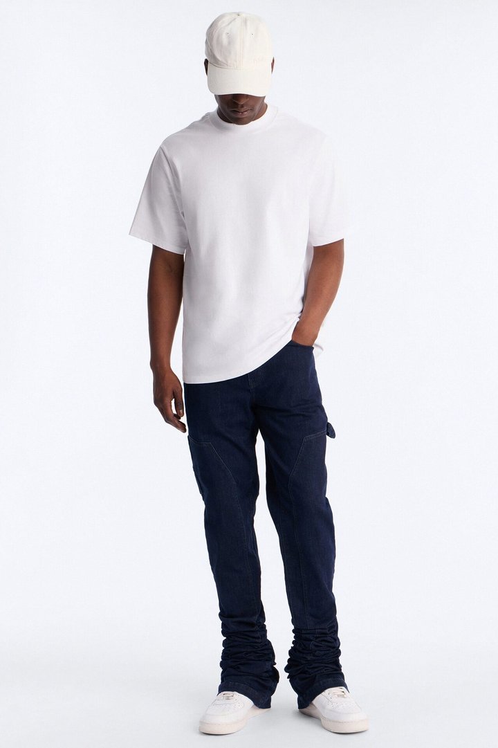 Ultra Stacked Skinny Caprenter Jean - Dark Wash