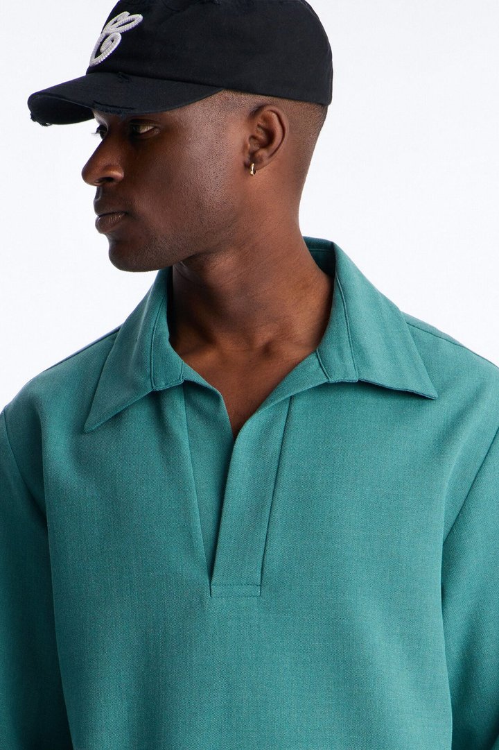 Sorrento Relaxed Polo - Teal