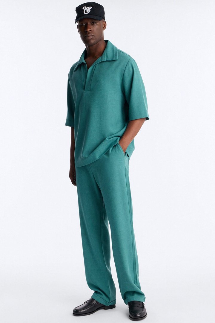 Sorrento Relaxed Trouser - Teal