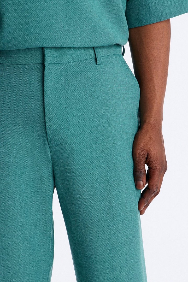 Sorrento Relaxed Trouser - Teal