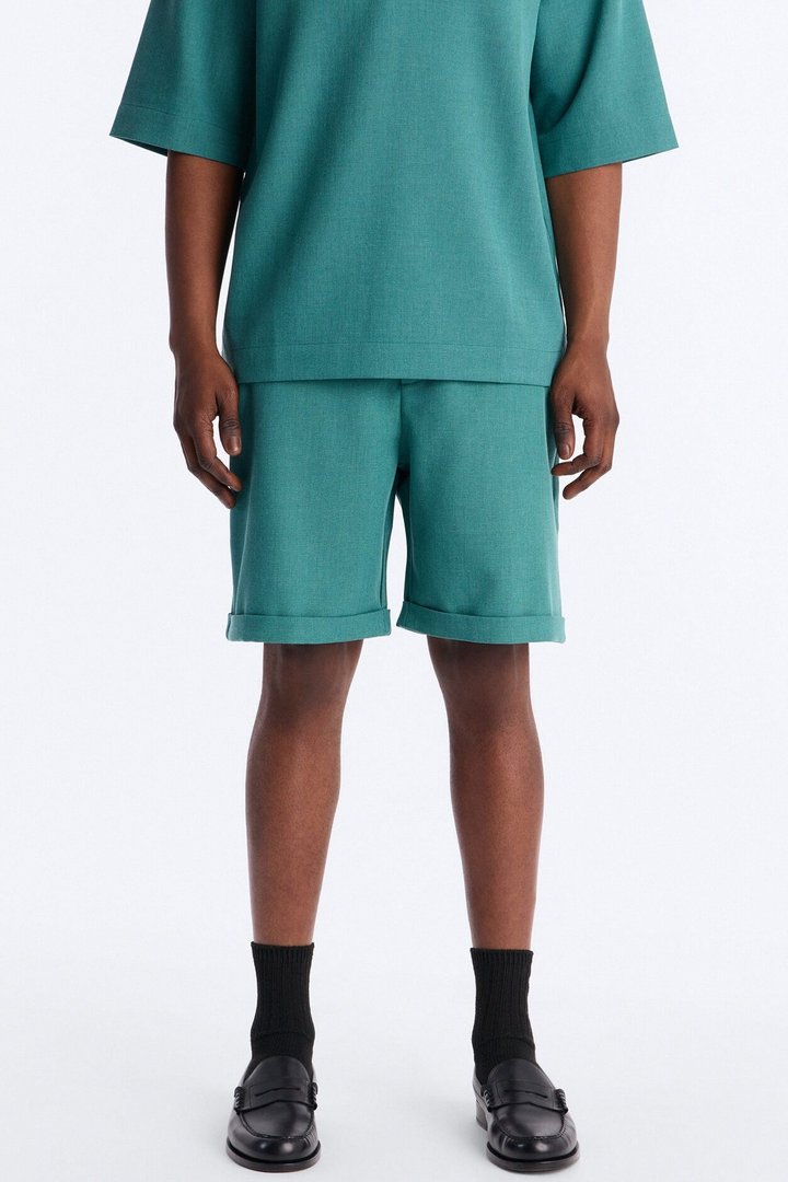 Sorrento Relaxed Trouser Short - Teal