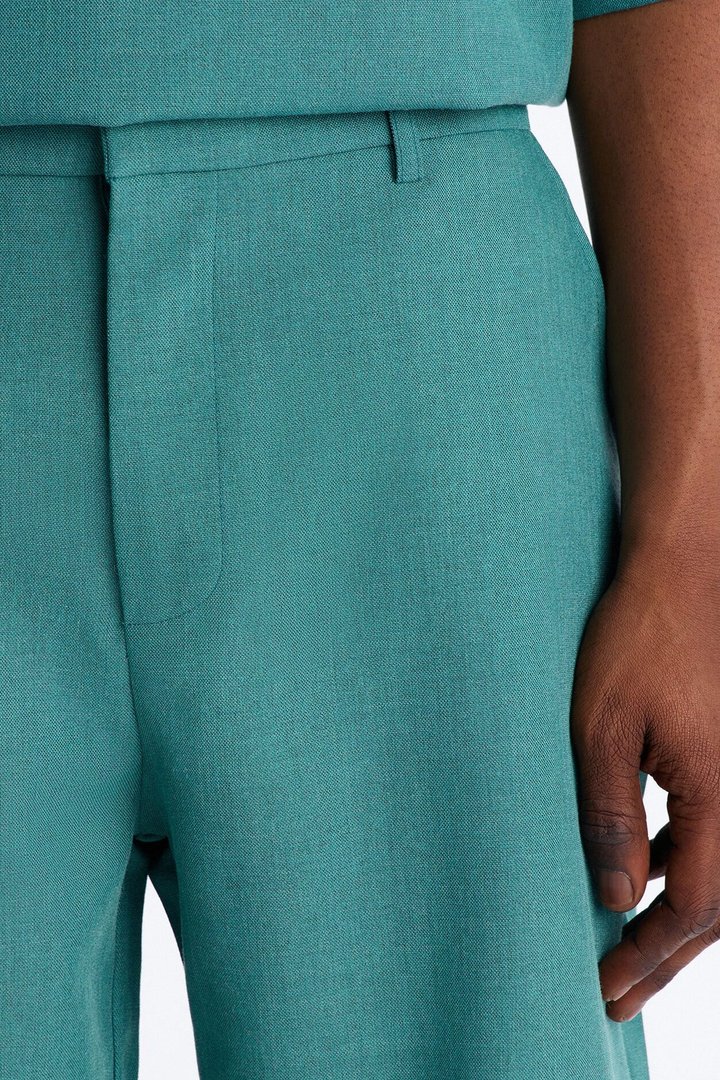 Sorrento Relaxed Trouser Short - Teal