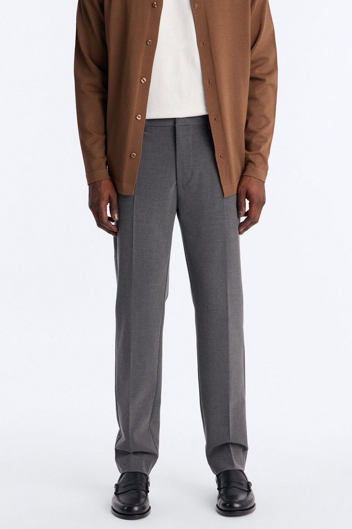 Windsor Luxe Slim Trouser - Charcoal