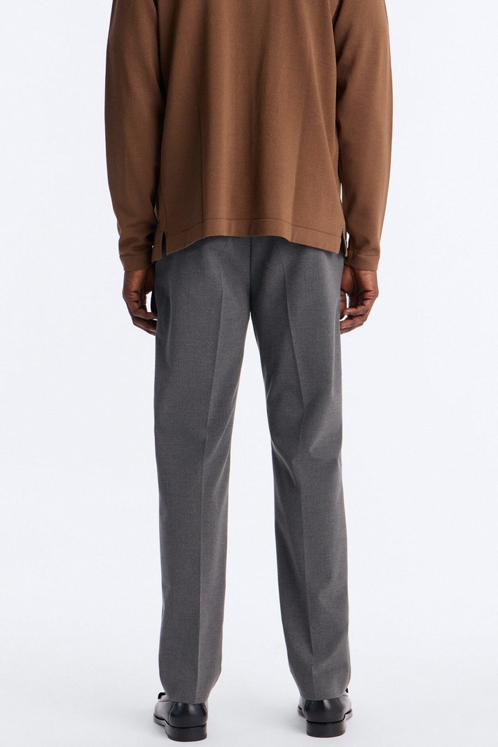 Windsor Luxe Slim Trouser - Charcoal