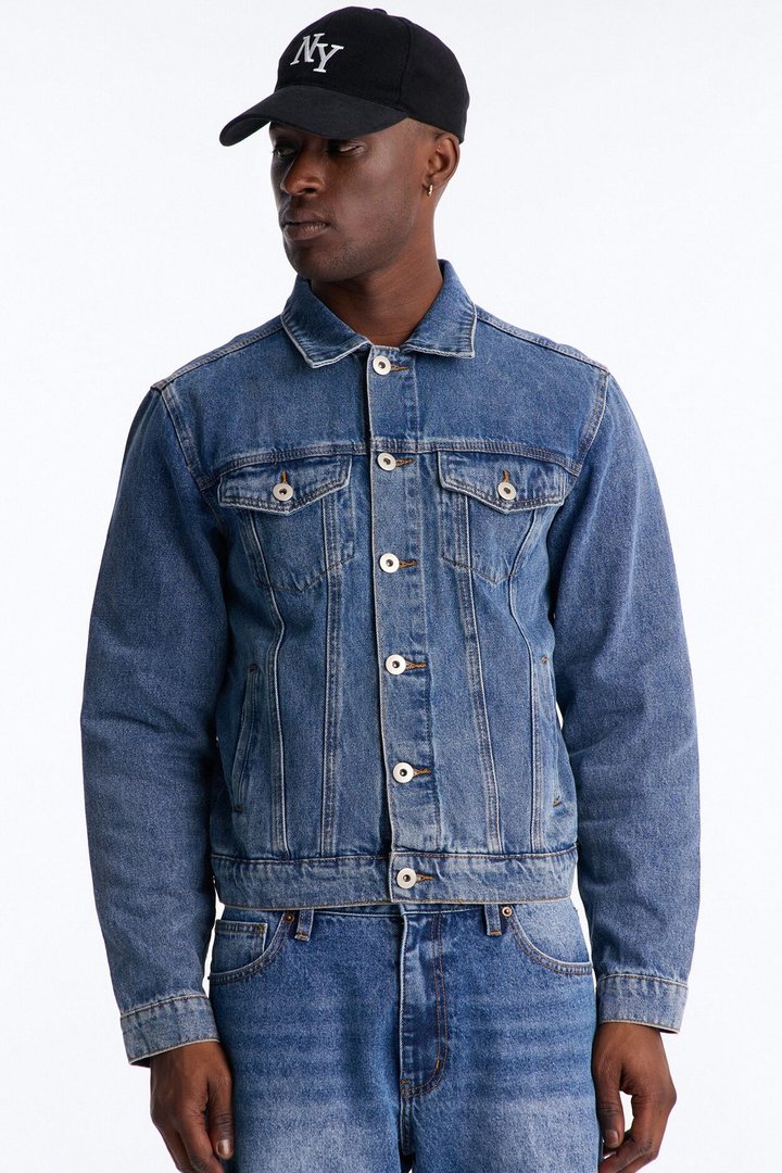 Cobain Denim Jacket - Medium Blue Wash