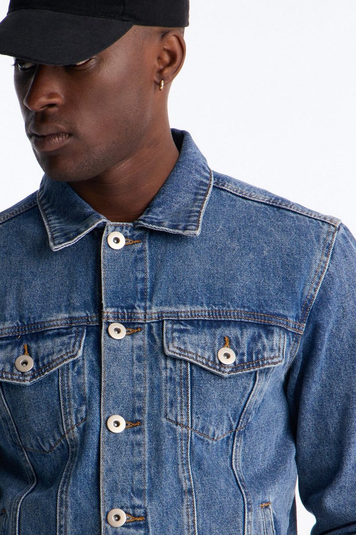 Cobain Denim Jacket - Medium Blue Wash