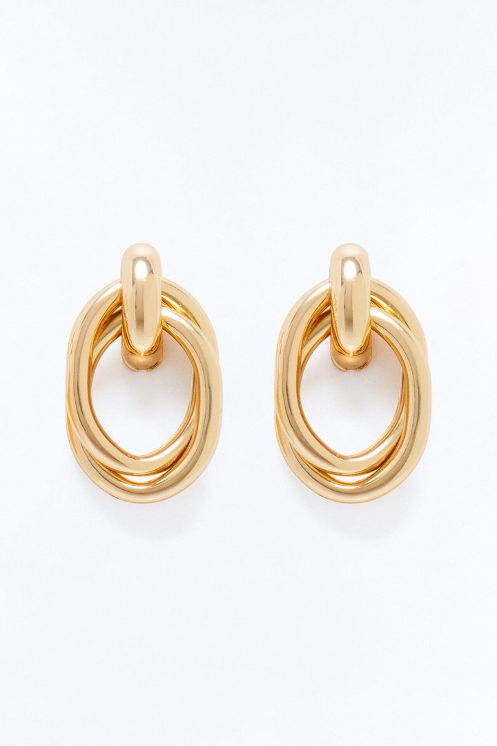 Classic Royale Drop Earrings - Gold