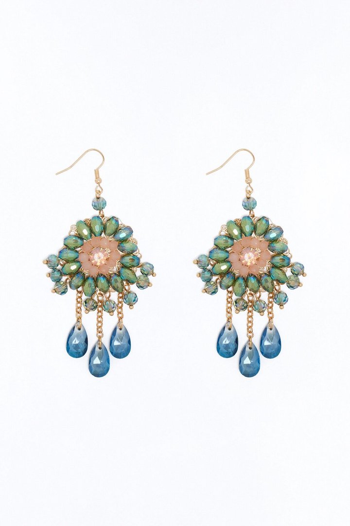 Sensational Light Drop Earrings - Blue/combo