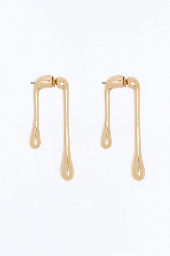 Drip Hardware Earrings - Gold