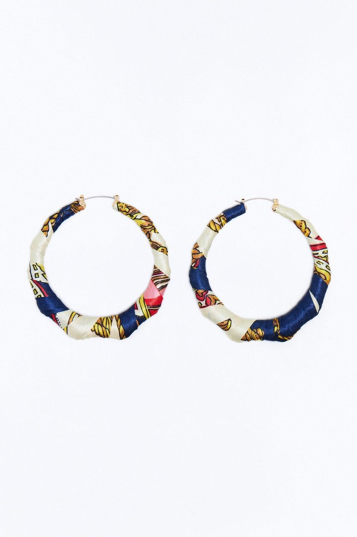 Coastal Hoop Earrings - Multi Color