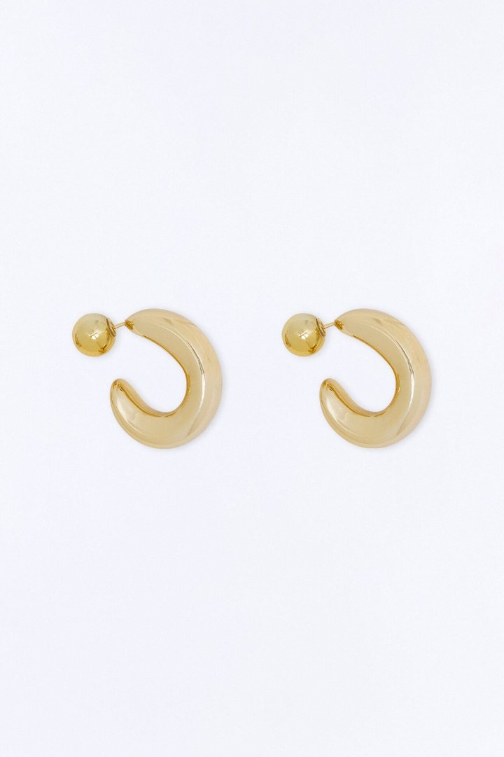 Unstoppable Hoop Earrings - Gold