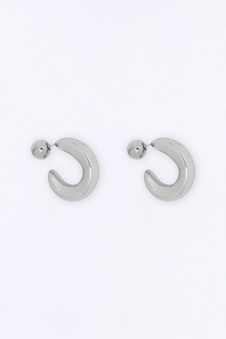 Unstoppable Hoop Earrings - Silver