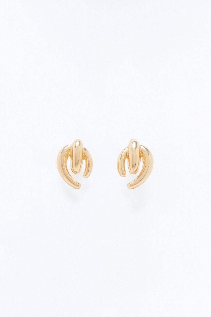 Scarlet Stud Earrings - Gold
