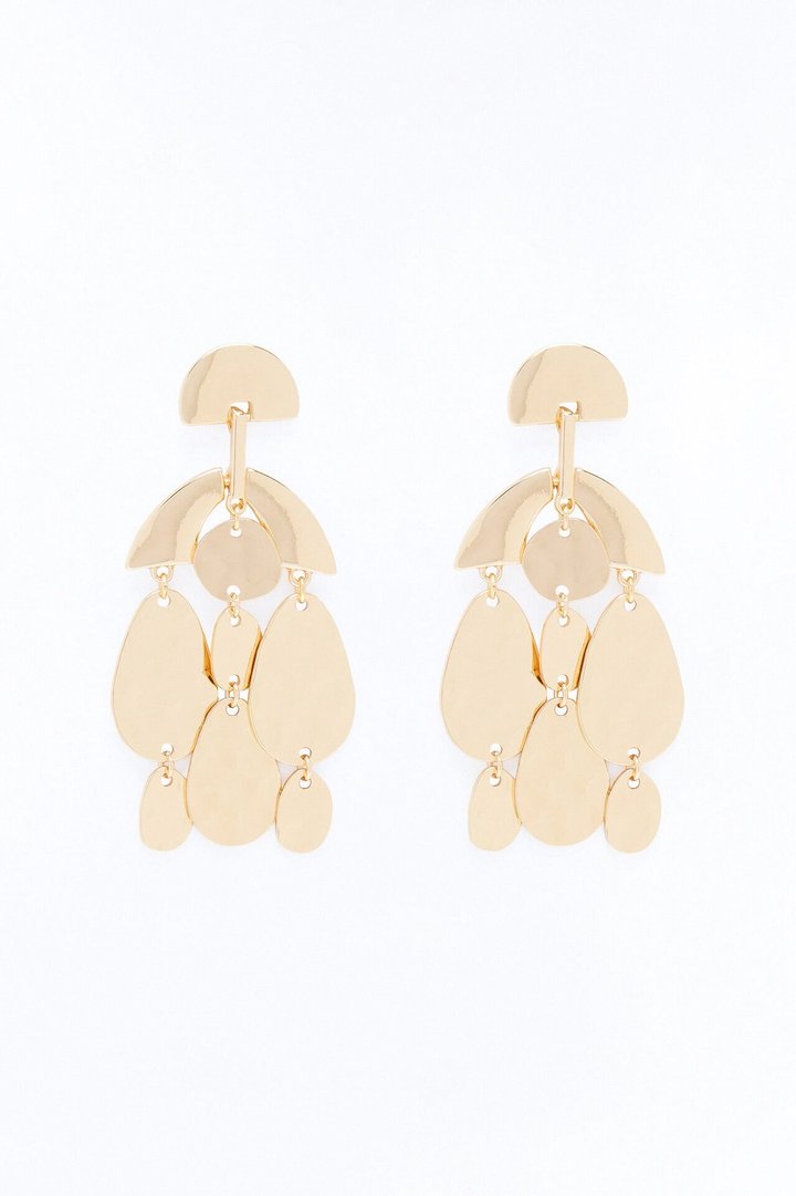 Lilly Drop Earrings - Gold