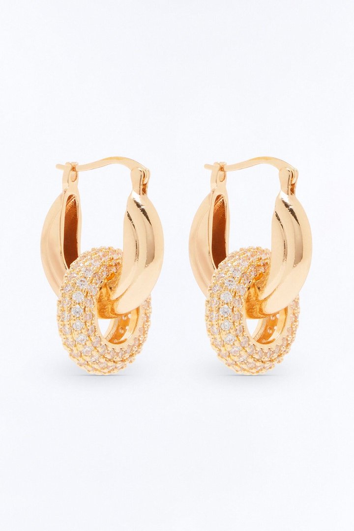 Good For You Hoop Earrings - Gold