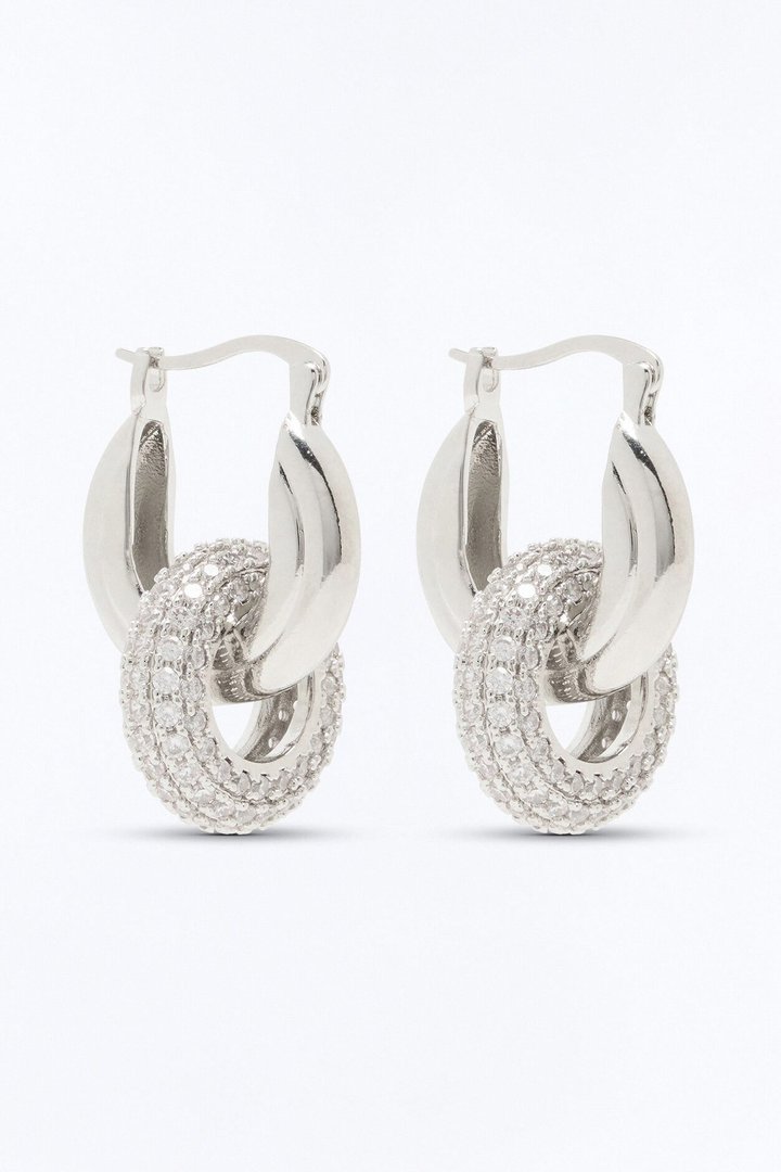 Good For You Hoop Earrings - Silver