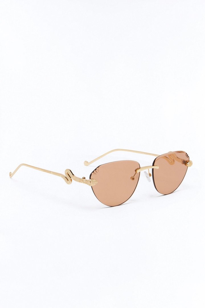 Snake Move Sunglasses - Brown