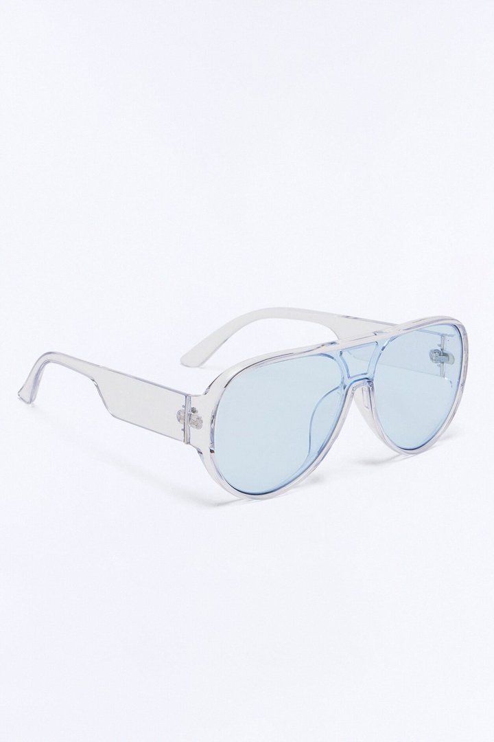 Find My Way Aviator Sunglasses - Blue
