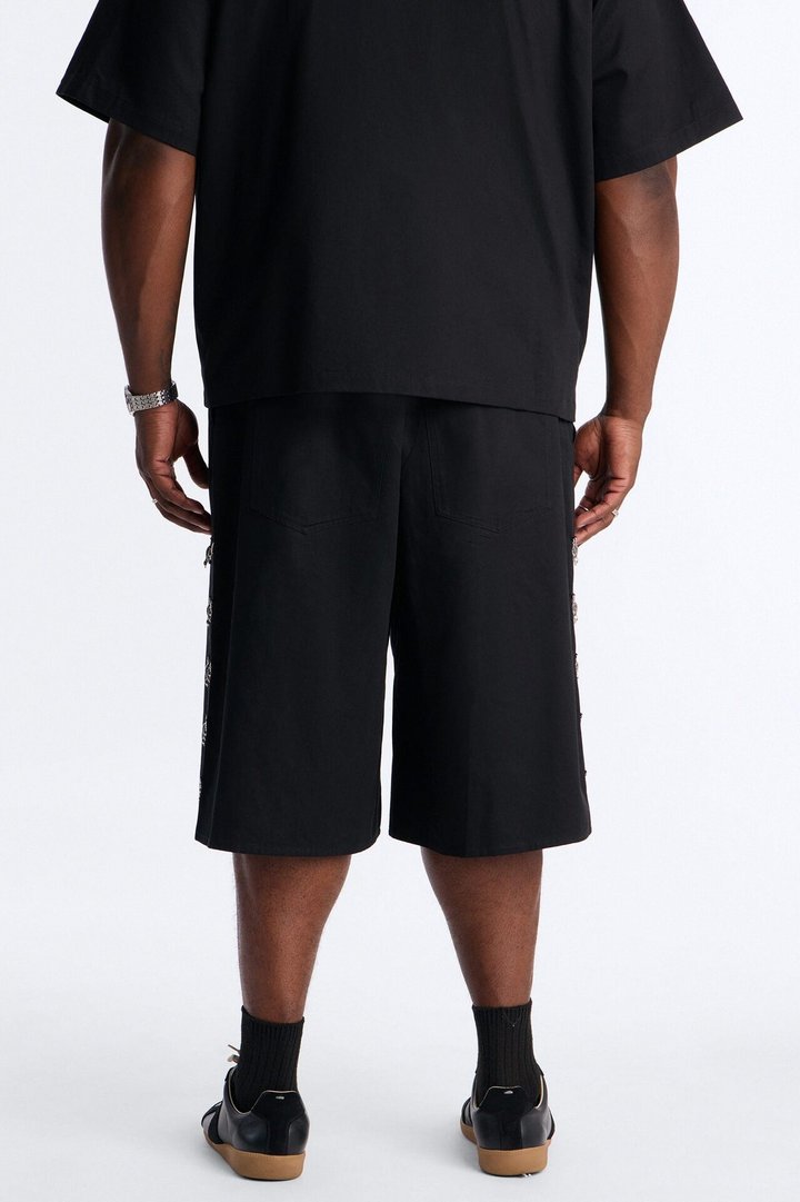 Baggy Winged Viper Short - Black