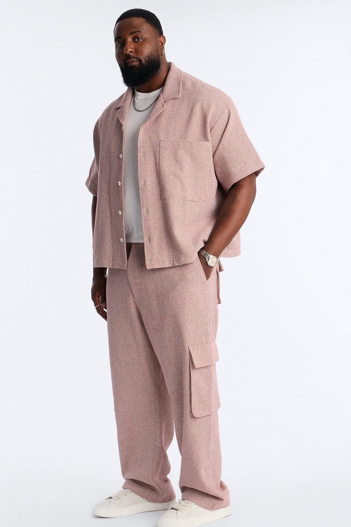 Baggy Garrison Cargo Pant - Red/combo