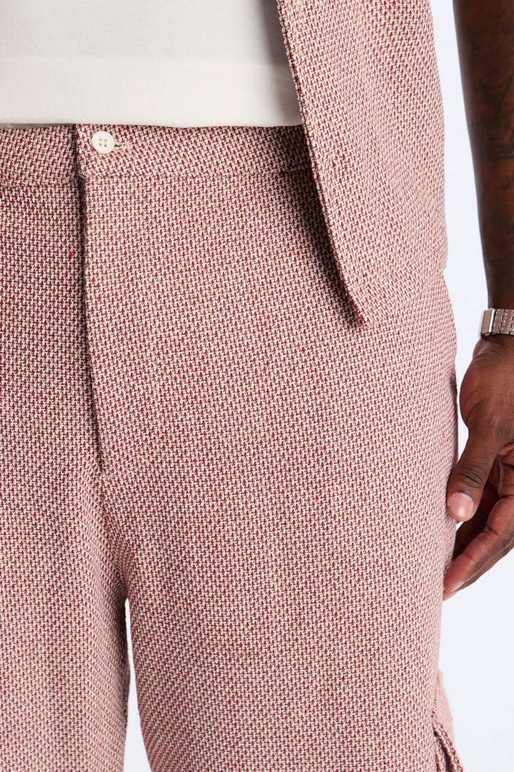 Baggy Garrison Cargo Pant - Red/combo