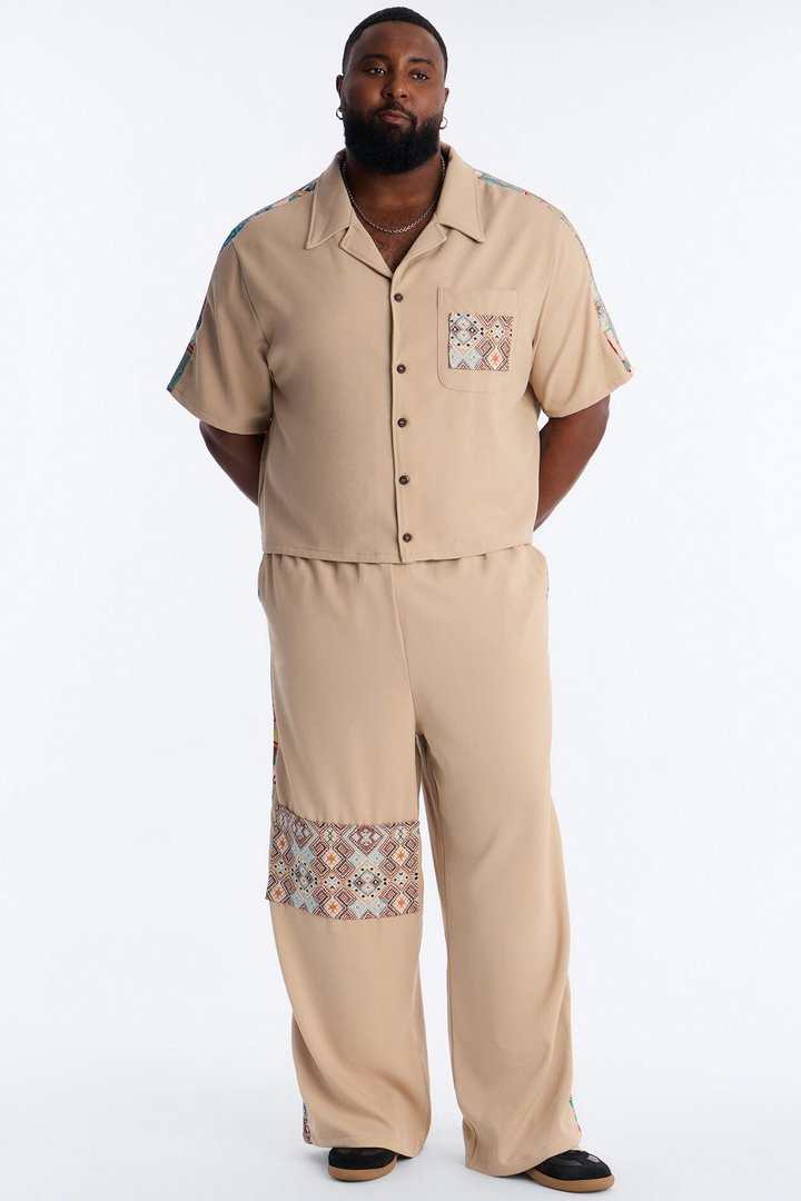Suburban Rebel Button Up Shirt - Multi Color