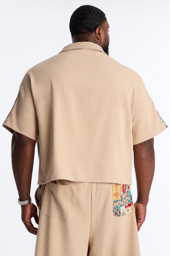 Suburban Rebel Button Up Shirt - Multi Color
