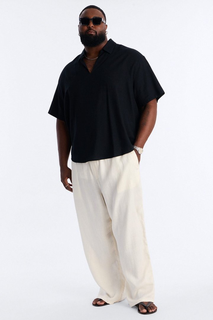 Bahamas Easy Flow Short Sleeve Shirt - Black