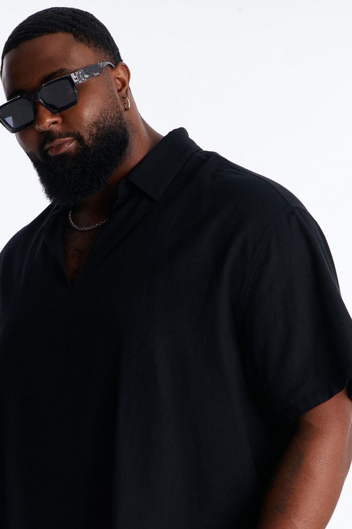 Bahamas Easy Flow Short Sleeve Shirt - Black