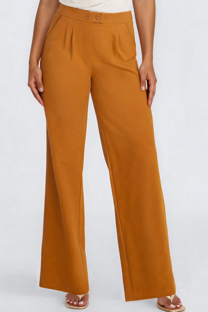 Tall Feeling Focused Trouser - Mustard