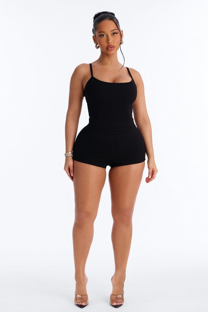 Riley Snatched Mini Short Set - Black