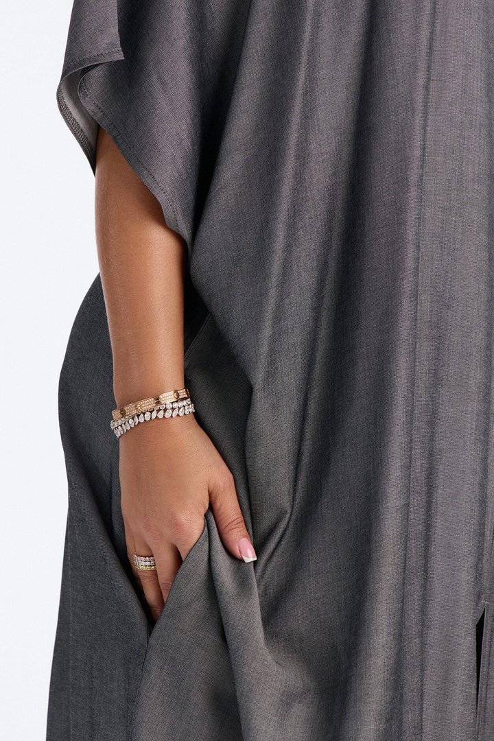 Still A Big Deal Maxi Dress - Grey