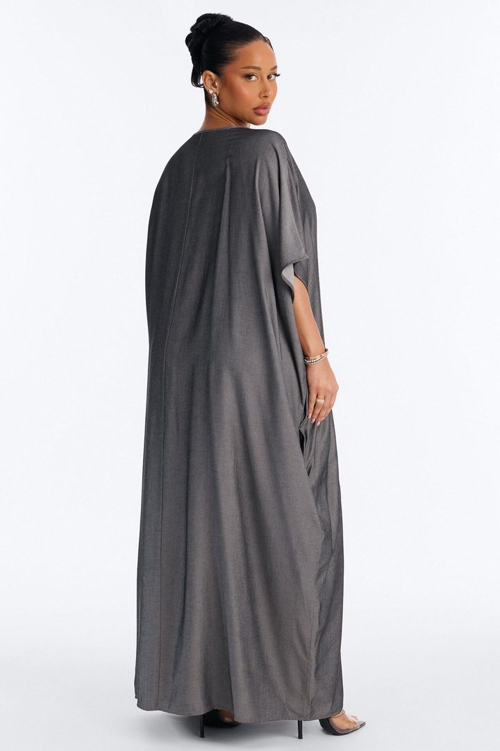 Still A Big Deal Maxi Dress - Grey