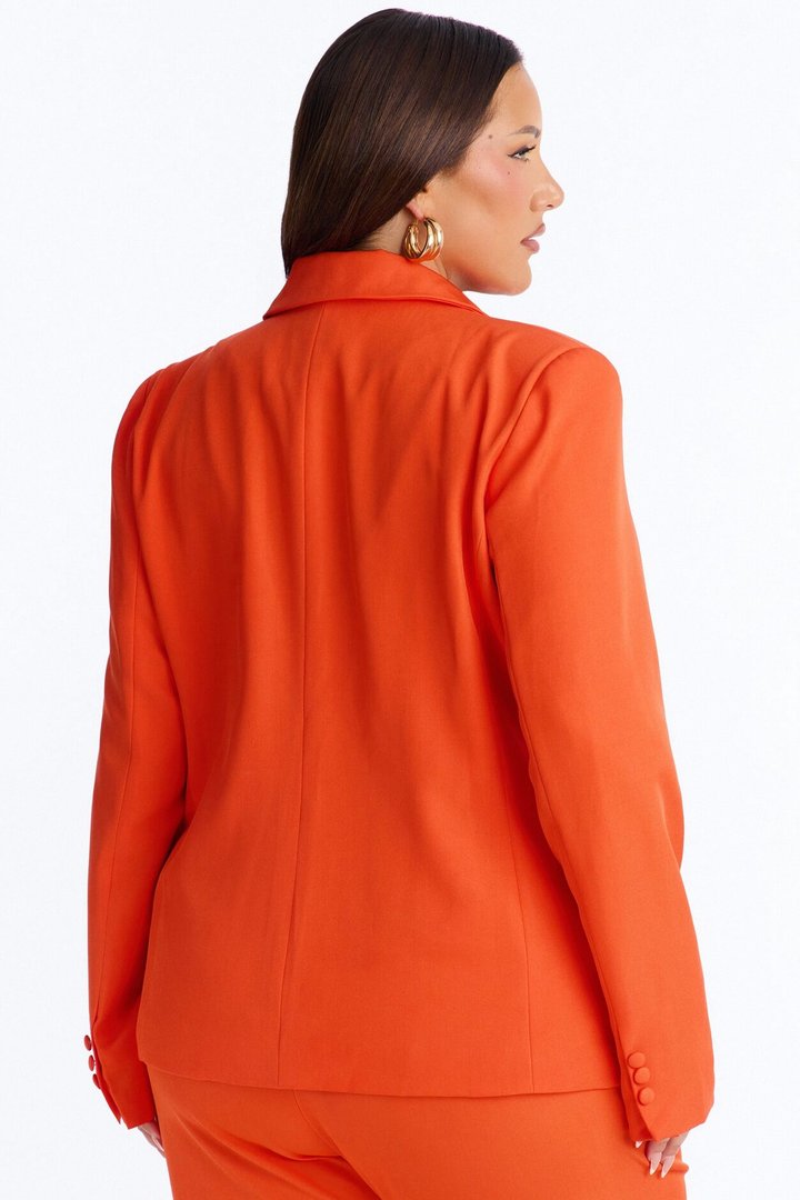 Breaking Even Blazer - Tangerine