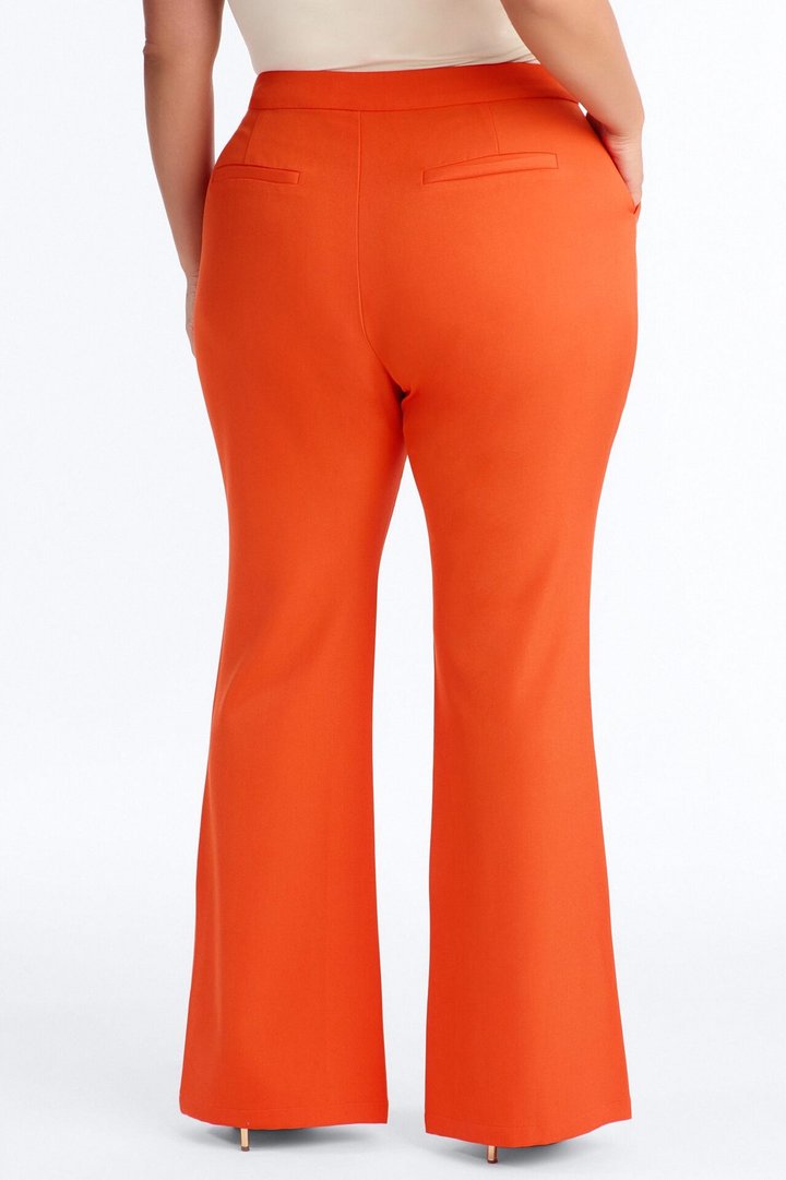Breaking Even Flare Trouser - Tangerine