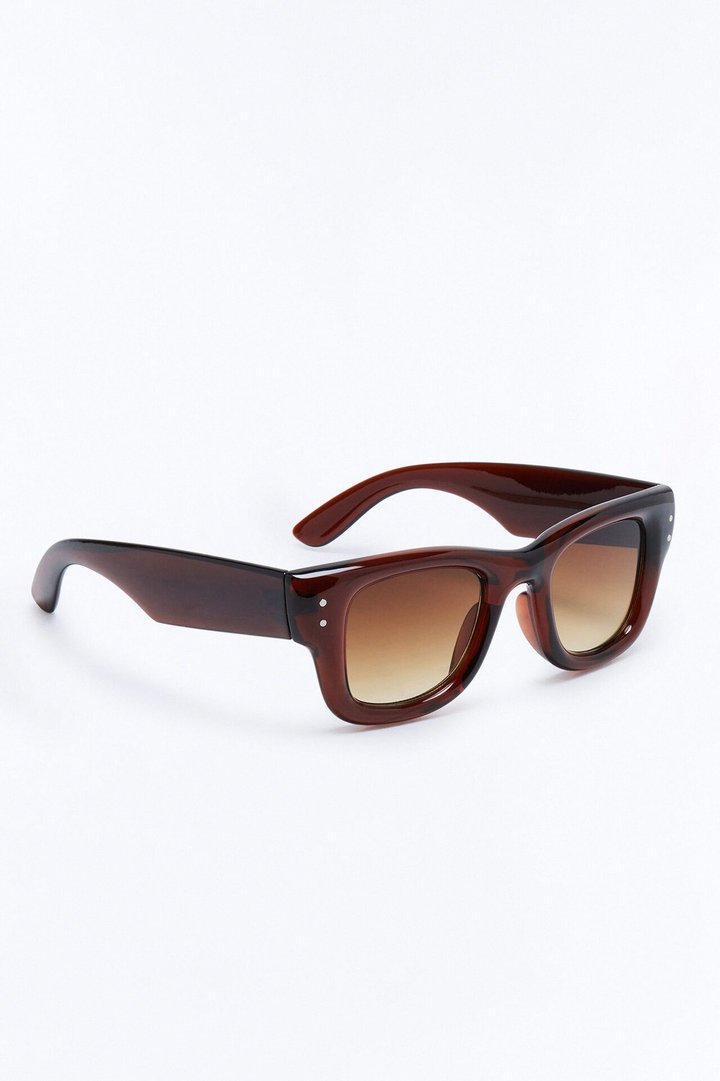So Care Free Sunglasses - Brown