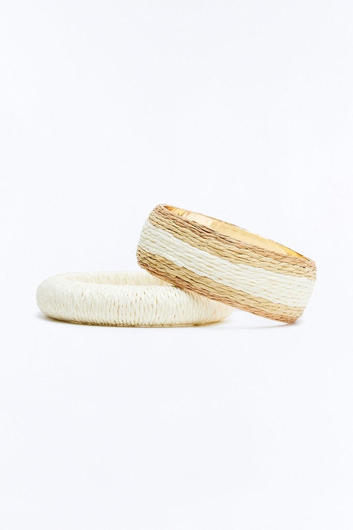 Daydream Getaway 2 Piece Bracelet Set - Ivory/combo