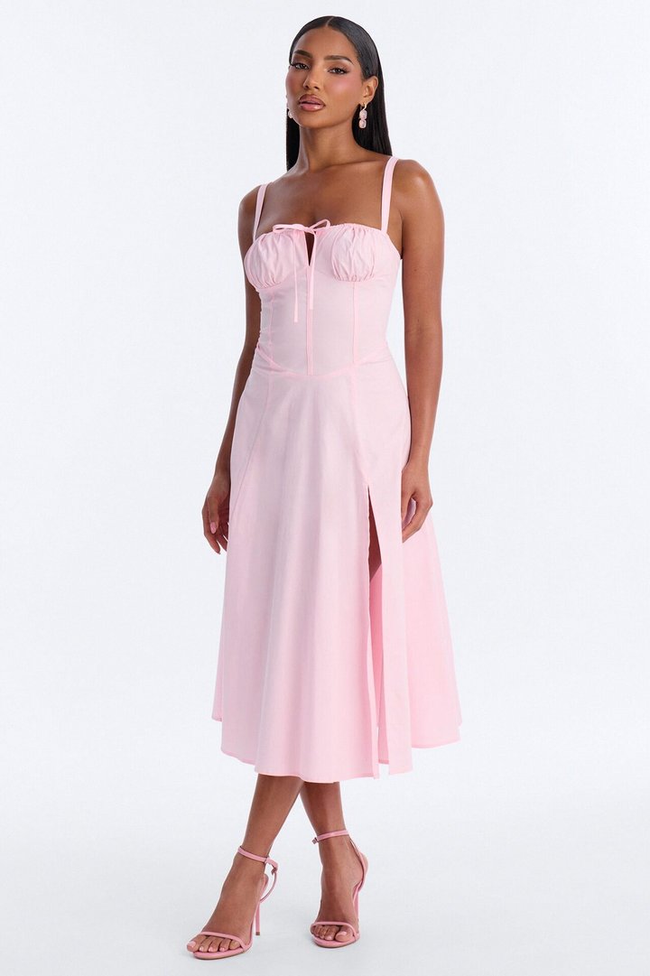 Juniper Midi Dress - Light Pink