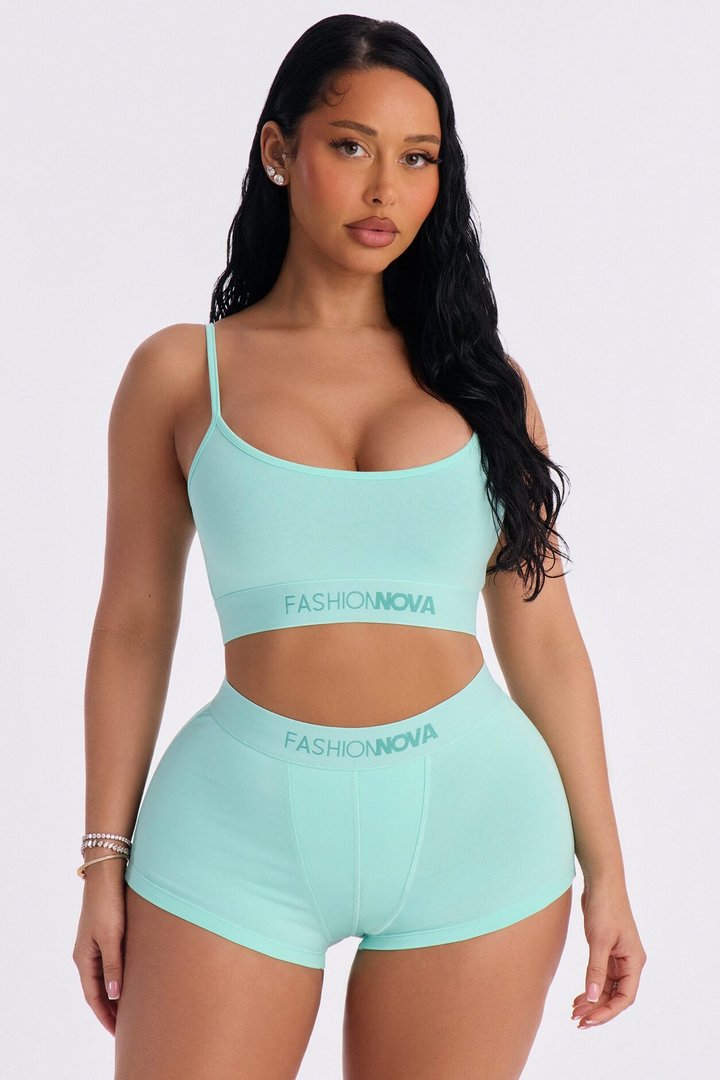 FN Mood Cami And Boxer Set - Mint