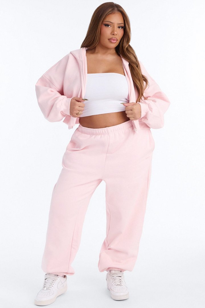 Libby Fleece Jogger Sweatpant - Pink