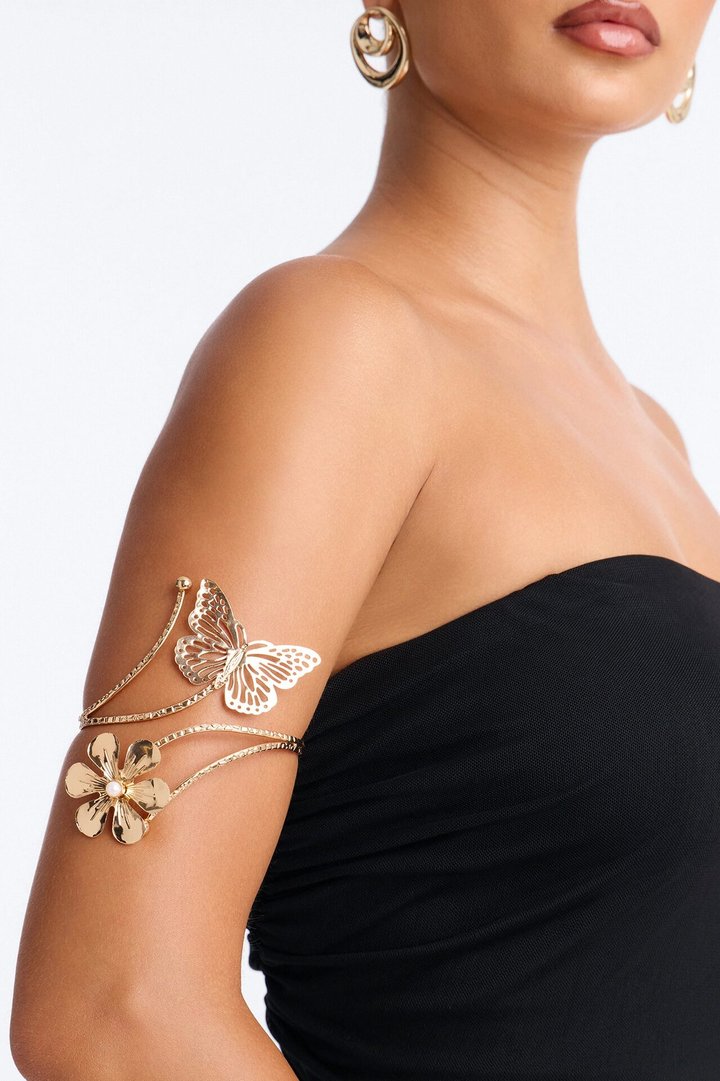 Roaming Free Arm Cuff - Gold
