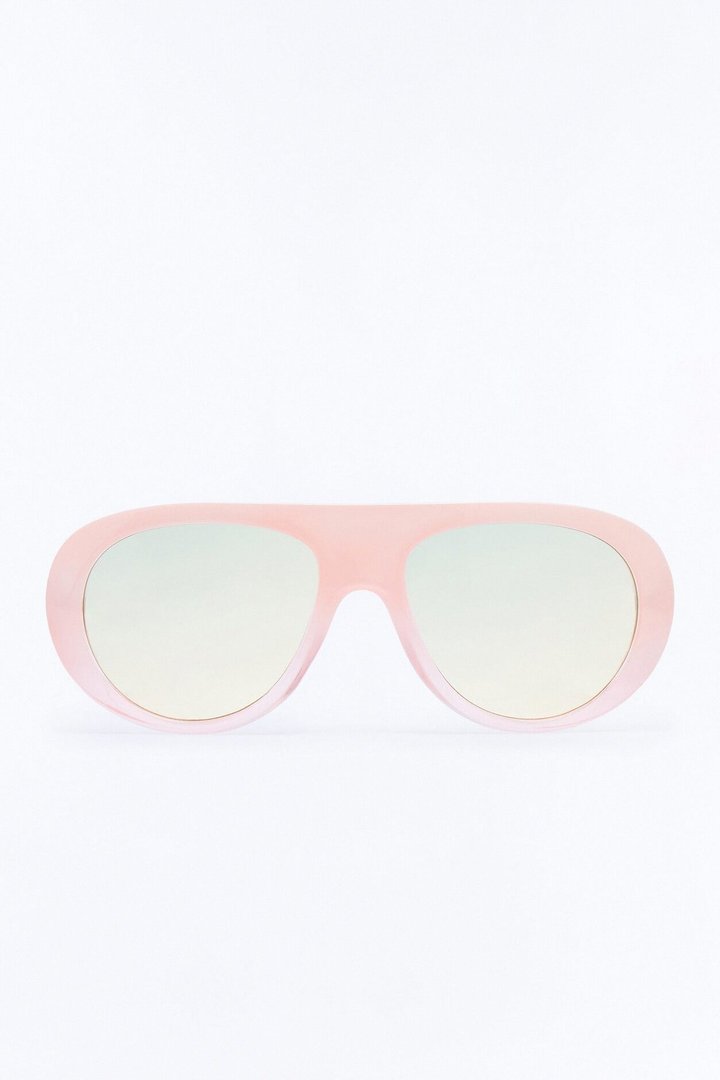 Dirty Chai Aviator Sunglasses - Pink