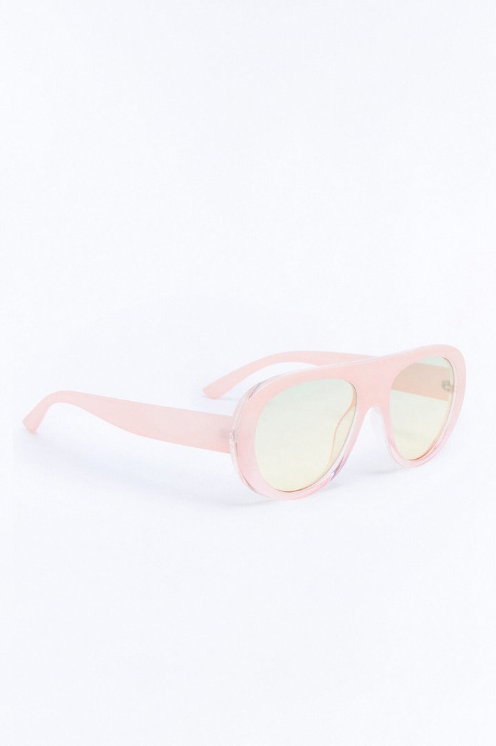 Dirty Chai Aviator Sunglasses - Pink