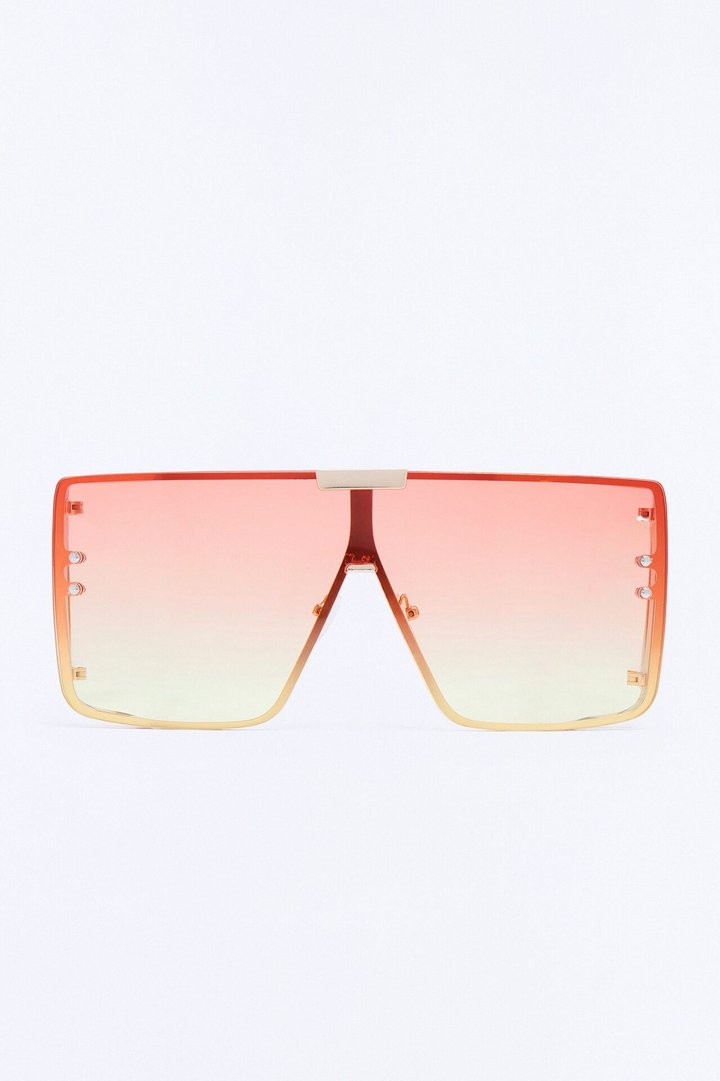 Dancing Until Sunset Sunglasses - Gold/Orange
