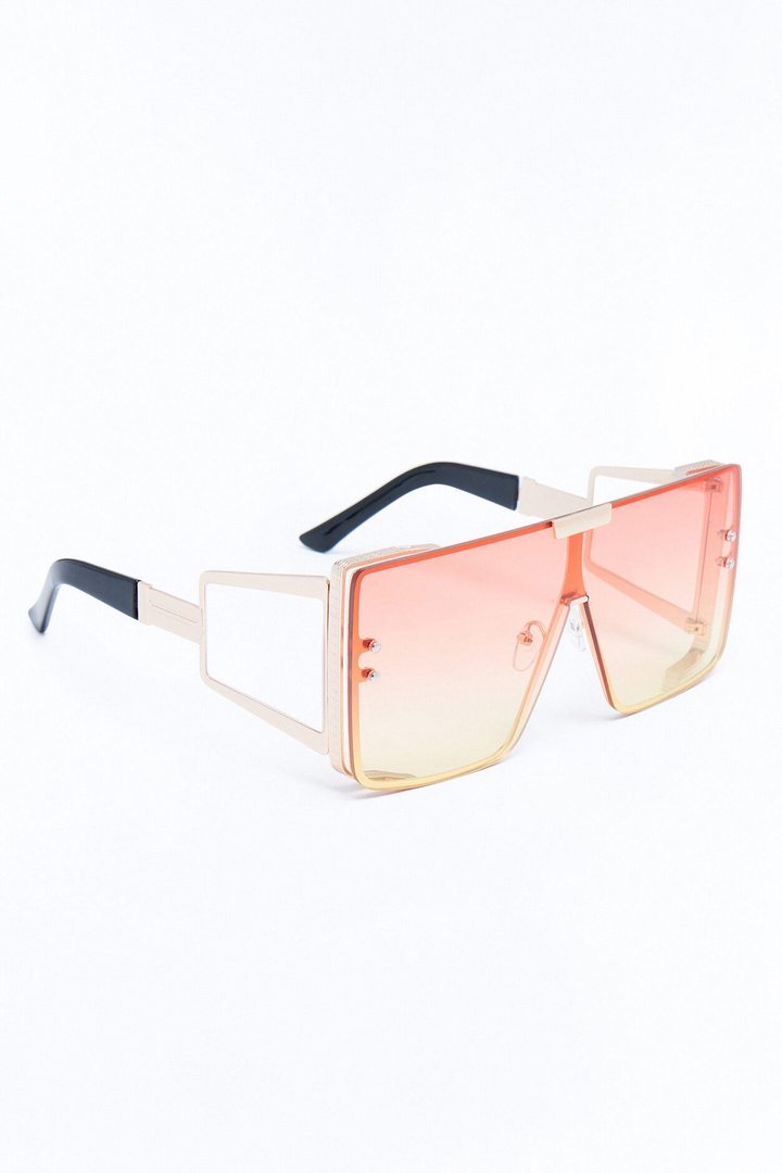 Dancing Until Sunset Sunglasses - Gold/Orange