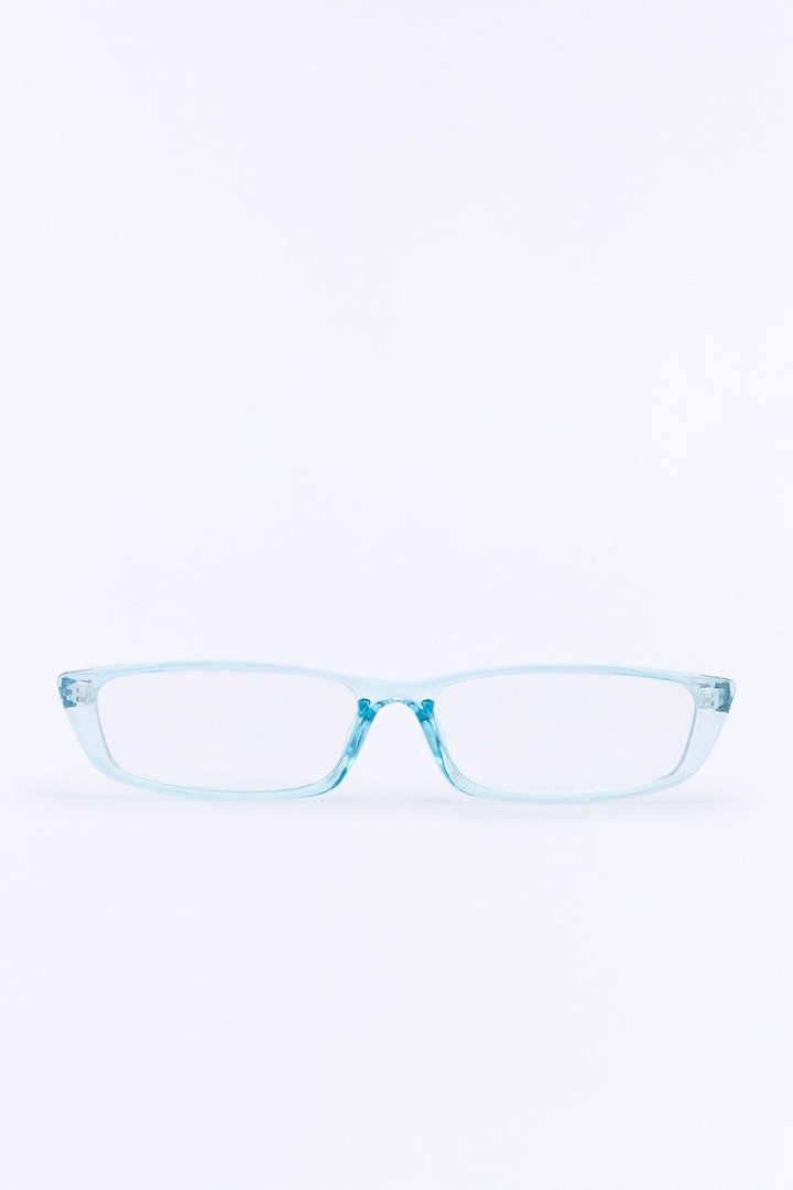 Beauty And Brains Blue Light Glasses - Light Blue