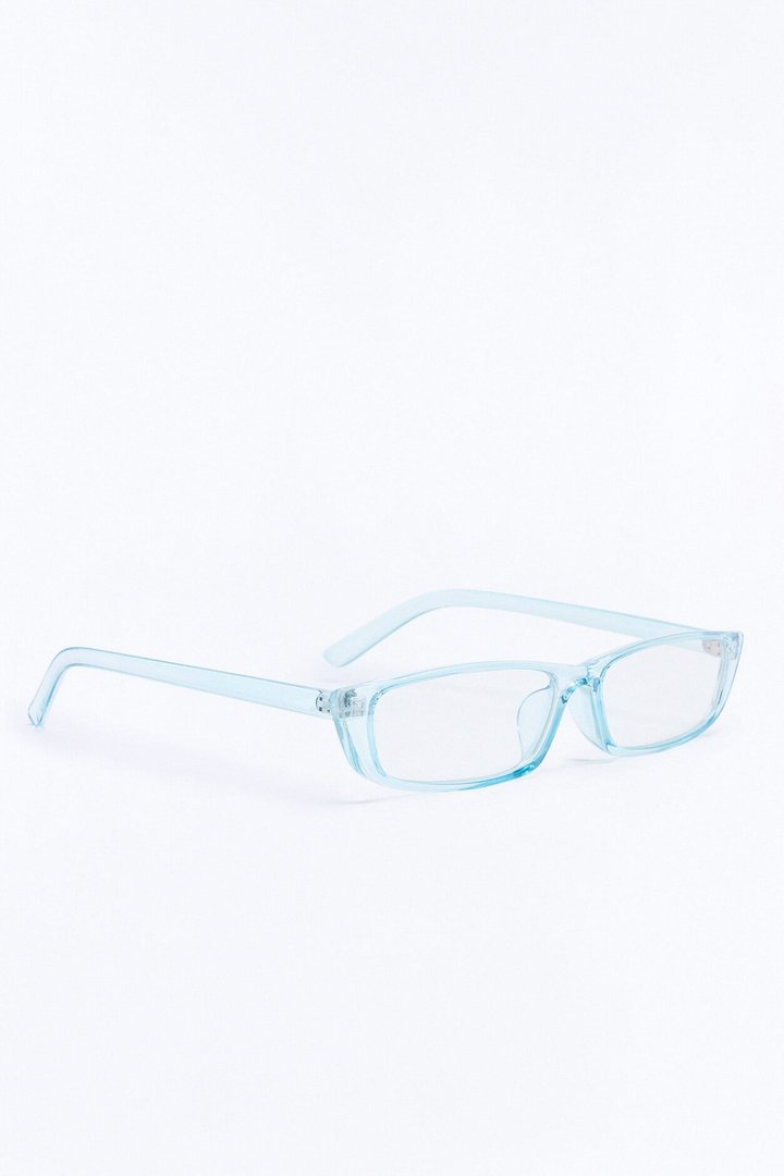 Beauty And Brains Blue Light Glasses - Light Blue