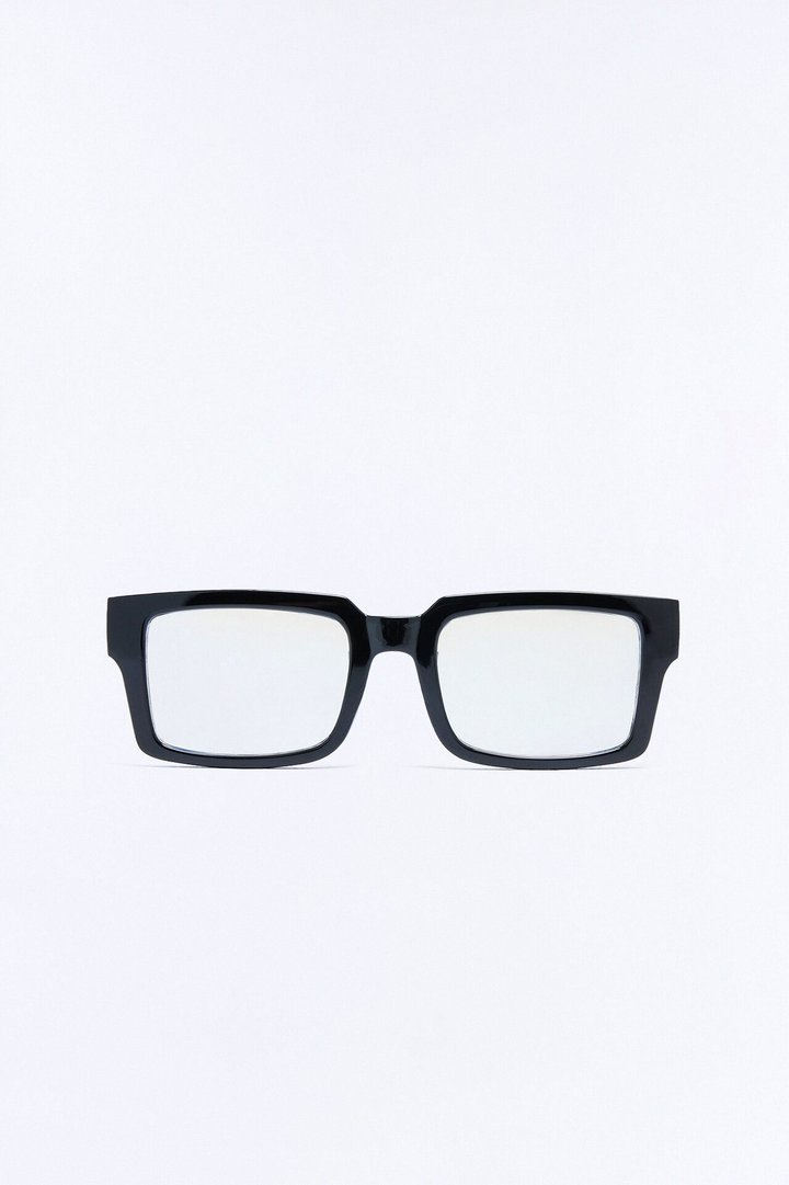 Same Day Different Girl Blue Light Glasses - Black