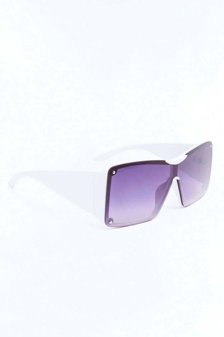 Leveled Up Sunglasses - White