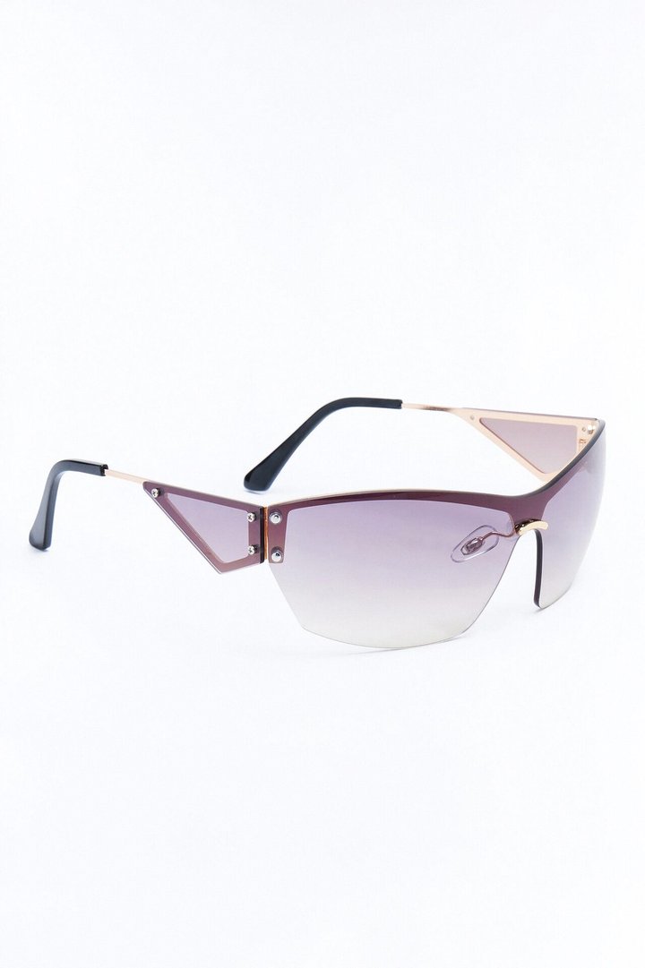 Catch Me If You Can Sunglasses - Gold/Brown